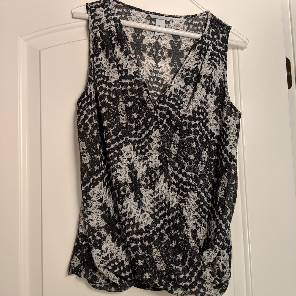 BOGO H&M Sleeveless Blouse Snake Print